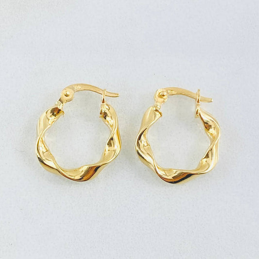Candongas Bella 1.15gr / 3/4 in / Oro Amarillo 18K *