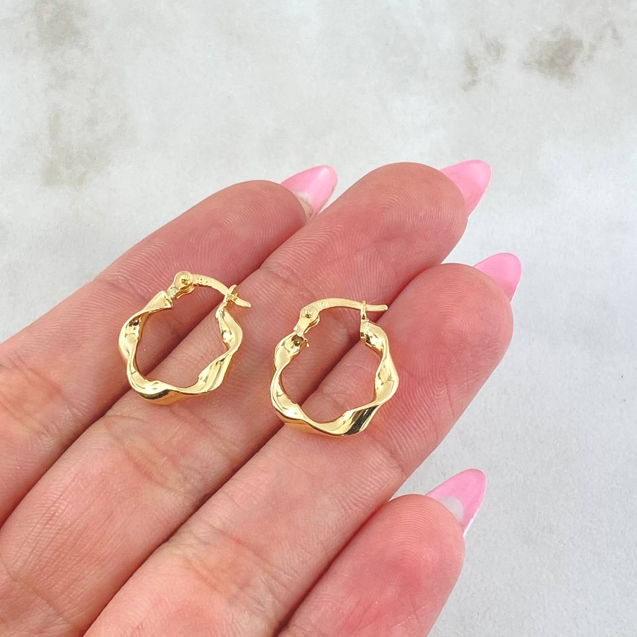 Candongas Bella 1.15gr / 3/4 in / Oro Amarillo 18K *