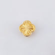 Herraje Trebol Dorado 0.6gr / 1/2 in / Oro Amarillo 18K *