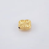 Herraje Trebol Dorado 0.6gr / 1/2 in / Oro Amarillo 18K *
