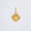 Golden Clover Pendant 0.6gr / 3/4 in / 18K Yellow Gold *