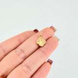 Golden Clover Pendant 0.6gr / 3/4 in / 18K Yellow Gold *