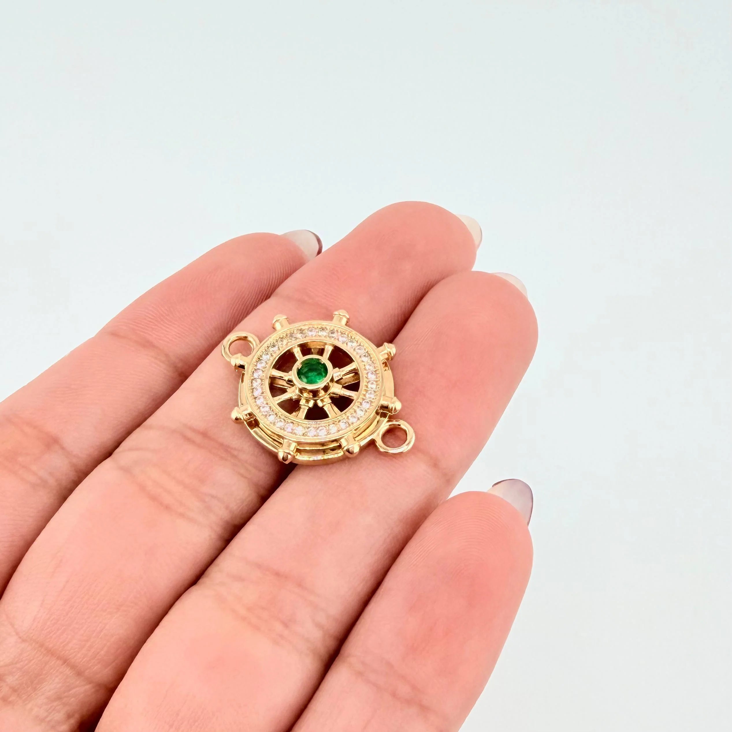 Herraje Timón 3.7 g / 1 1/4 in Oro Amarillo 18K