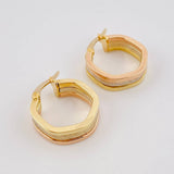 Candongas Adri 3.2 g / 3/4 in Tres Oros 18K
