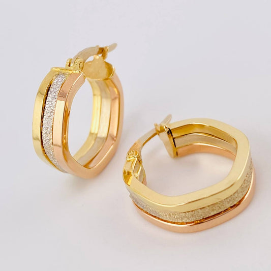 Candongas Adri 3.05 g / 3/4 in Tres Oros 18K