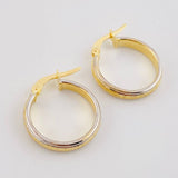 Candongas Adri 3.45gr / 3/4 in / Tres Oros 18K