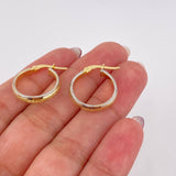 Candongas Adri 3.45gr / 3/4 in / Tres Oros 18K