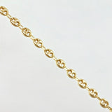 Pulso GC 2.15gr / 7 in / 3.7mm Oro Amarillo 18K ©
