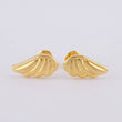 Stud Earrings Wings 0.95 g / in / 7 mm Yellow Gold 18K