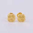 Clover Stud Earrings 0.5 g / in / 6.3 mm 18K Yellow Gold