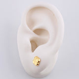 Clover Stud Earrings 0.5 g / in / 6.3 mm 18K Yellow Gold
