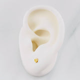 Topos Corazón 0.45g / in / 3.2mm Oro Amarillo 18K