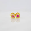 Topos Circulo Tupido 0.7g / in / 4.8mm Oro Amarillo 18K