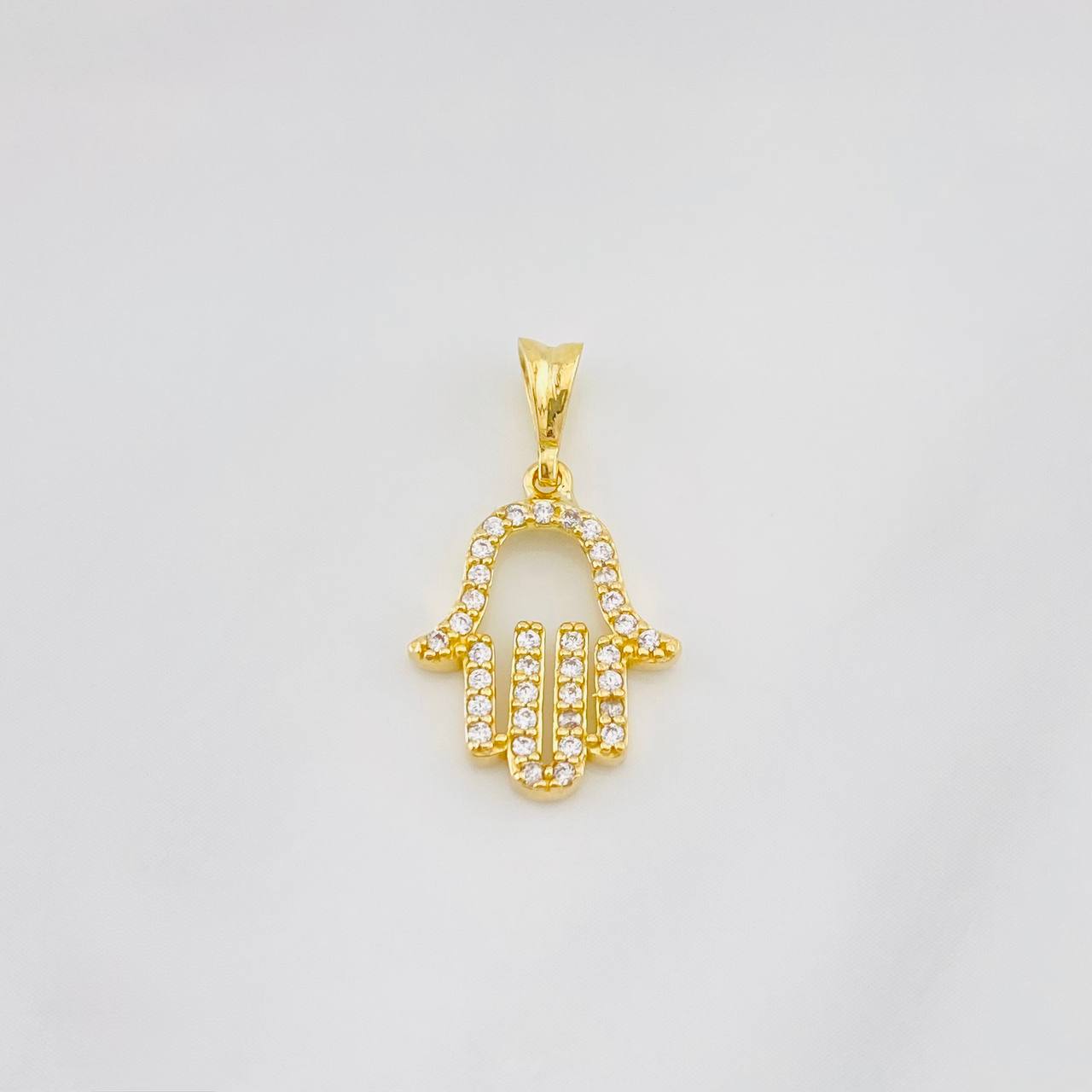 Dije Mano Hamsa 1.15g / 3/4 in Oro Amarillo 18K