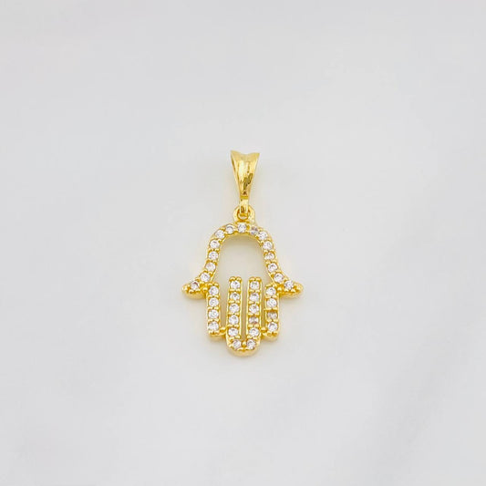 Dije Mano Hamsa 1.15g / 3/4 in Oro Amarillo 18K