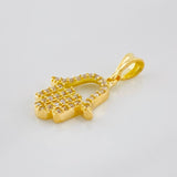 Dije Mano Hamsa 1.15g / 3/4 in Oro Amarillo 18K