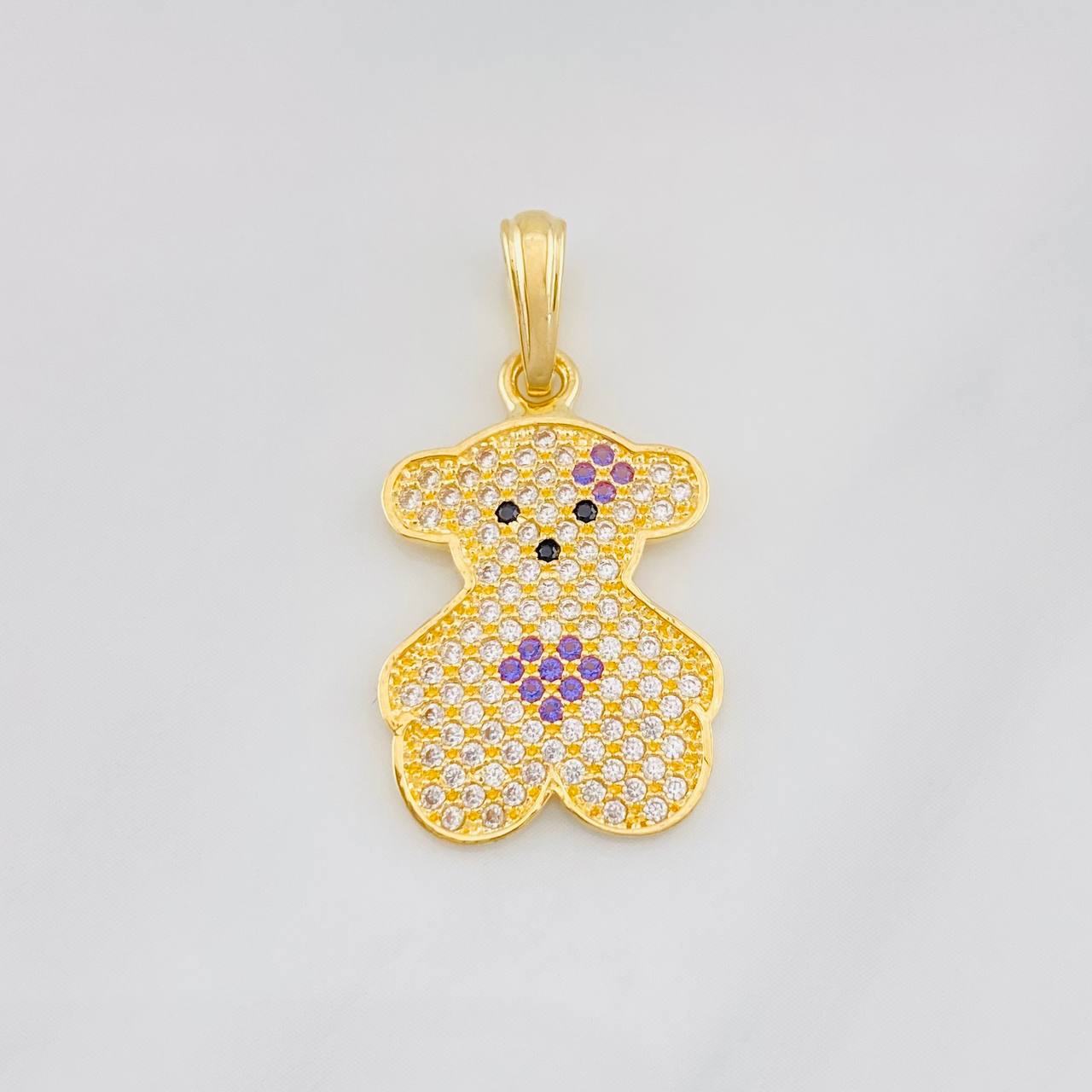 Dije Oso Ts 2.3g / 1 in Oro Amarillo 18K