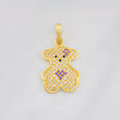 Dije Oso Ts 2.3g / 1 in Oro Amarillo 18K
