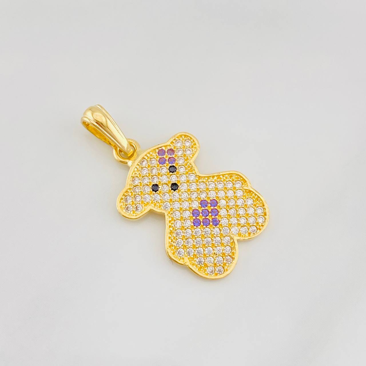 Dije Oso Ts 2.3g / 1 in Oro Amarillo 18K