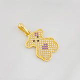 Dije Oso Ts 2.3g / 1 in Oro Amarillo 18K