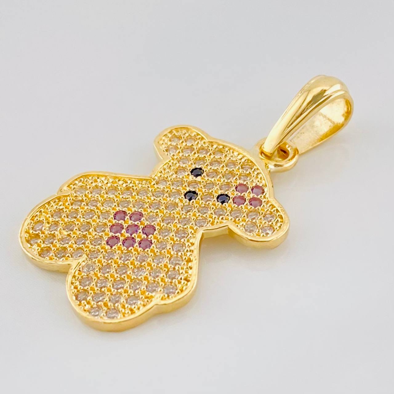 Dije Oso Ts 2.3g / 1 in Oro Amarillo 18K