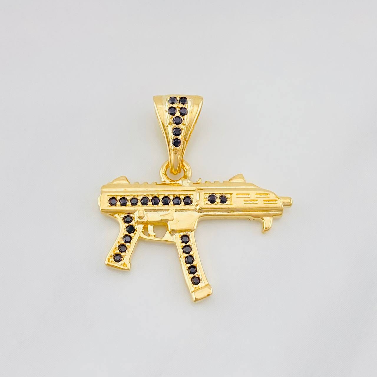 Pendant Mini Uzi 2.45g / 1 in Yellow Gold 18K