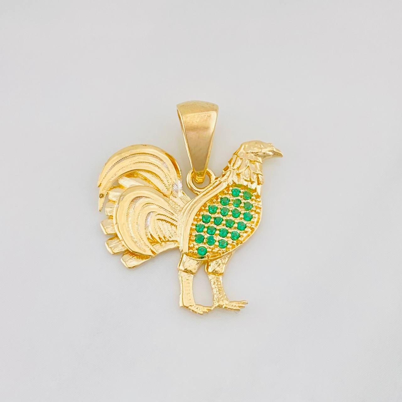 Dije Gallo 2.55g / 3/4 in Oro Amarillo 18K