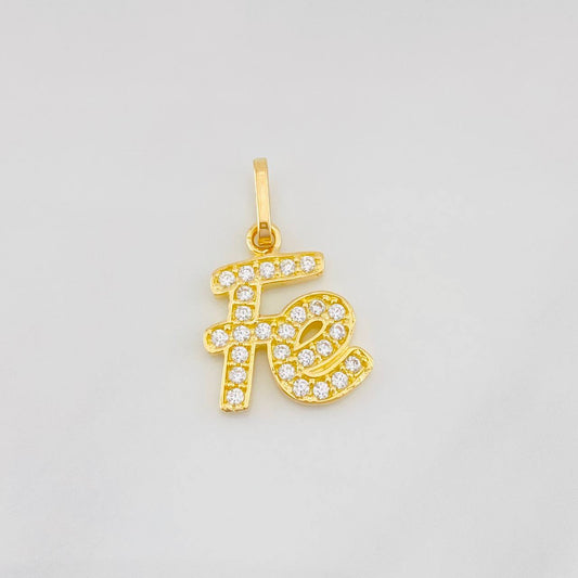 Dije Fe 1.3g / 3/4 in Oro Amarillo 18K