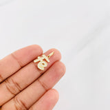 Dije Fe 1.3g / 3/4 in Oro Amarillo 18K