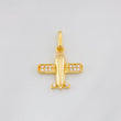 Dije Avión 1.25g / 3/4 in Oro Amarillo 18K