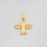 Dije Avión 1.25g / 3/4 in Oro Amarillo 18K