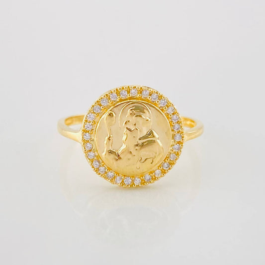 San Benito Ring 2.1g / T7 3/4 Yellow Gold 18K