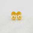 Plain Bead Stud Earrings 0.55g / in / 5mm 18K Yellow Gold
