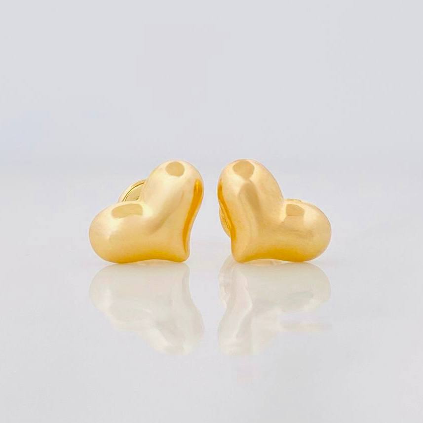 Topos Corazón 0.75g / in / 9.9mm Oro Amarillo 18K