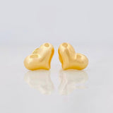 Topos Corazón 0.75g / in / 9.9mm Oro Amarillo 18K