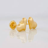 Topos Corazón 0.75g / in / 9.9mm Oro Amarillo 18K