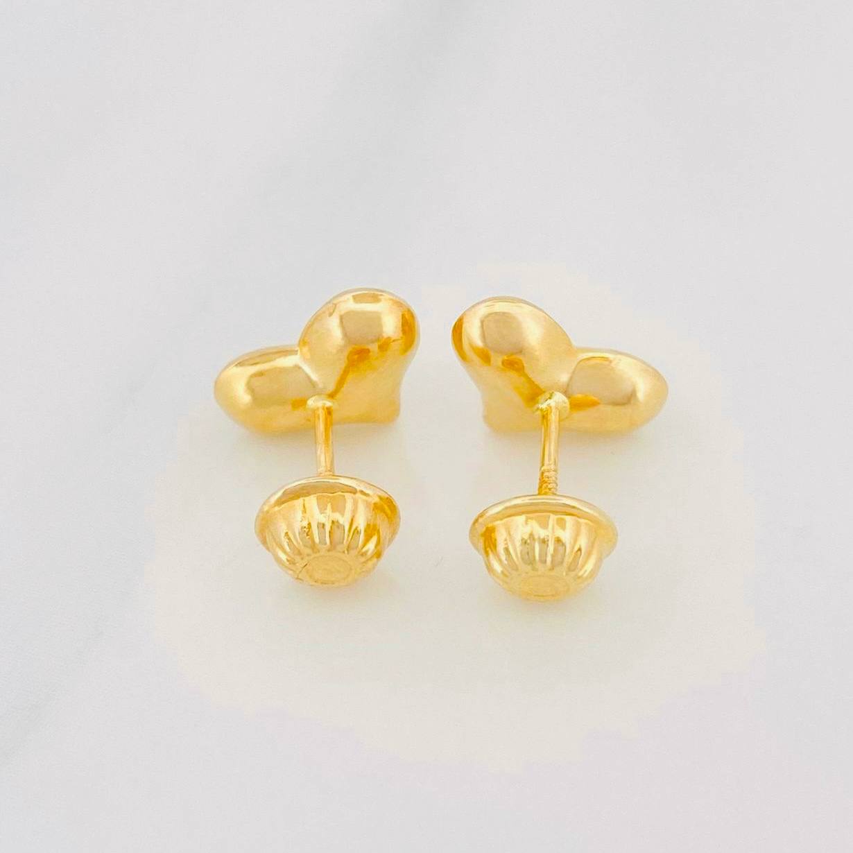 Topos Corazón 0.75g / in / 9.9mm Oro Amarillo 18K