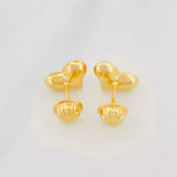 Topos Corazón 0.75g / in / 9.9mm Oro Amarillo 18K