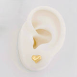 Topos Corazón 0.75g / in / 9.9mm Oro Amarillo 18K