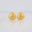 Topos Corazón 0.75g / in / 8mm Oro Amarillo 18K