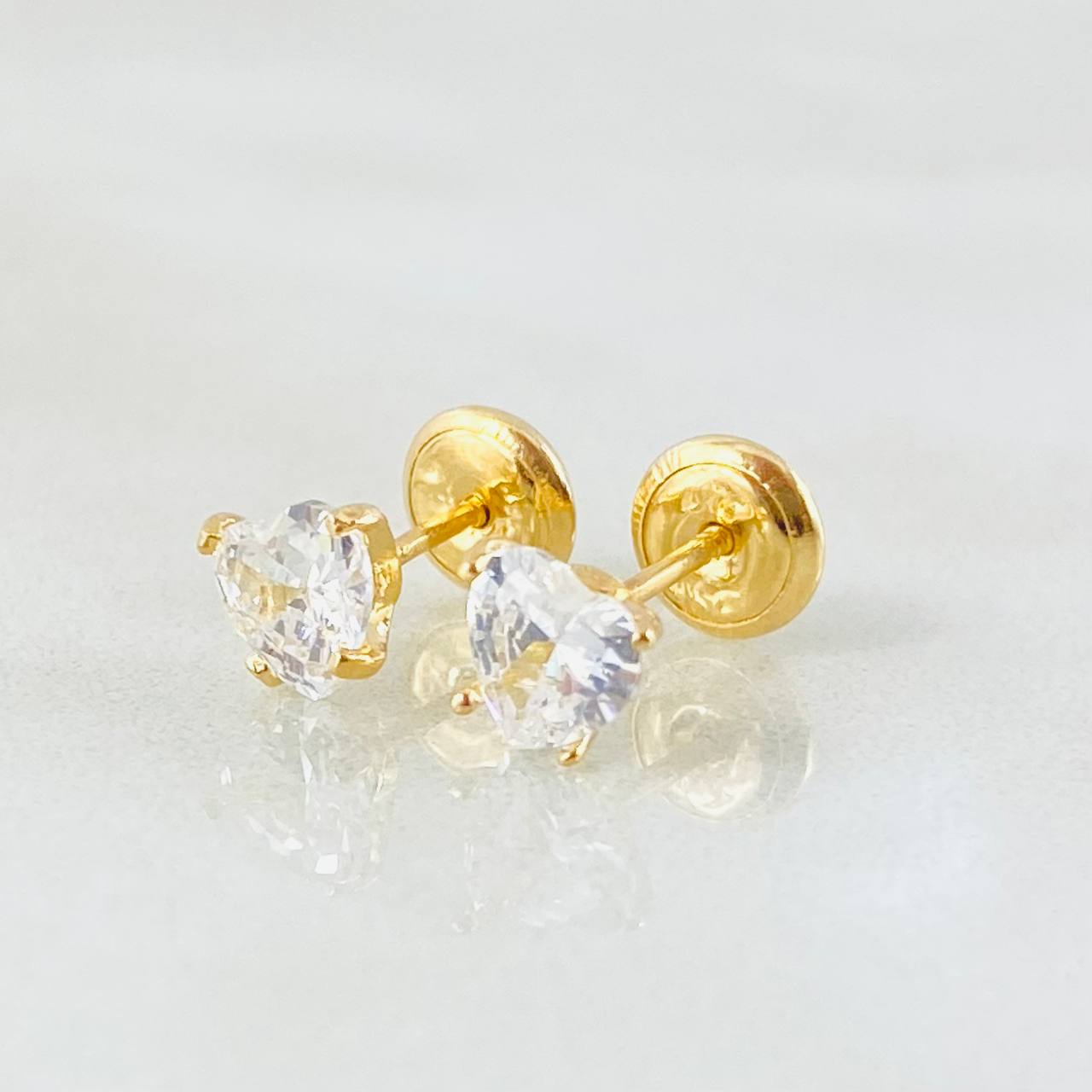 Topos Corazón 1.1gr / 5mm Oro Amarillo 18K *