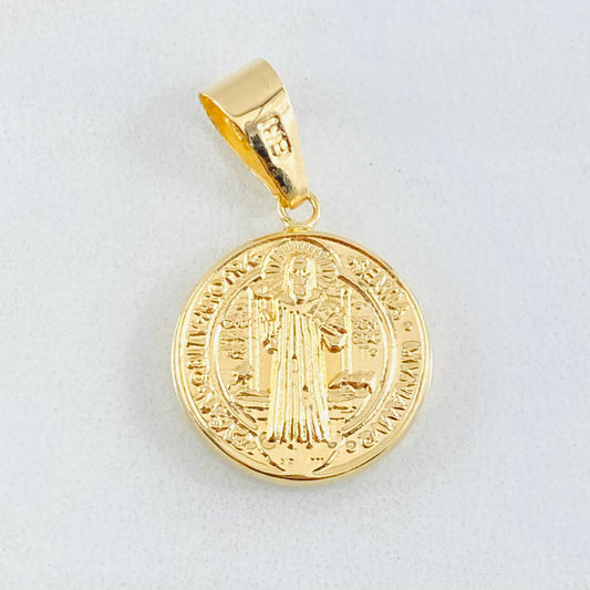 San Benito Pendant 1.25gr / 1 in / 18K Yellow Gold