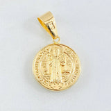 San Benito Pendant 1.25gr / 1 in / 18K Yellow Gold