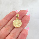 San Benito Pendant 1.25gr / 1 in / 18K Yellow Gold