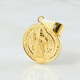 San Benito Pendant 1.25gr / 1 in / 18K Yellow Gold