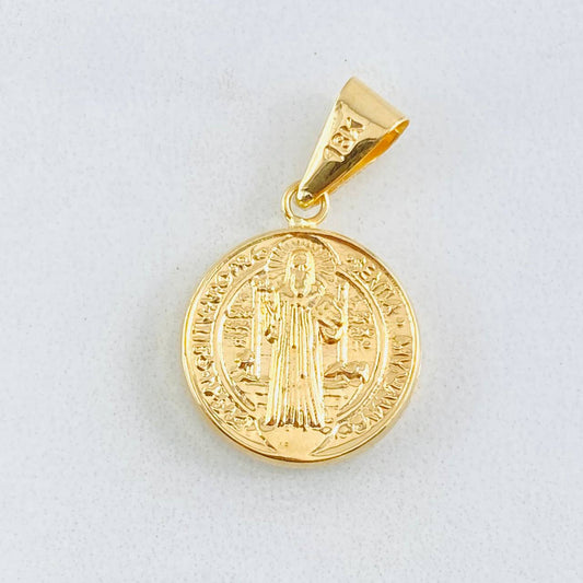 San Benito Pendant 0.95gr / 1 in / 18K Yellow Gold