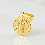 San Benito Pendant 0.95gr / 1 in / 18K Yellow Gold