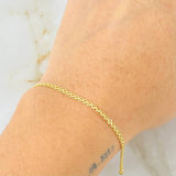 Bismark Bracelet 2gr / 7 1/2 in / 2.25mm Yellow Gold +1 18K !