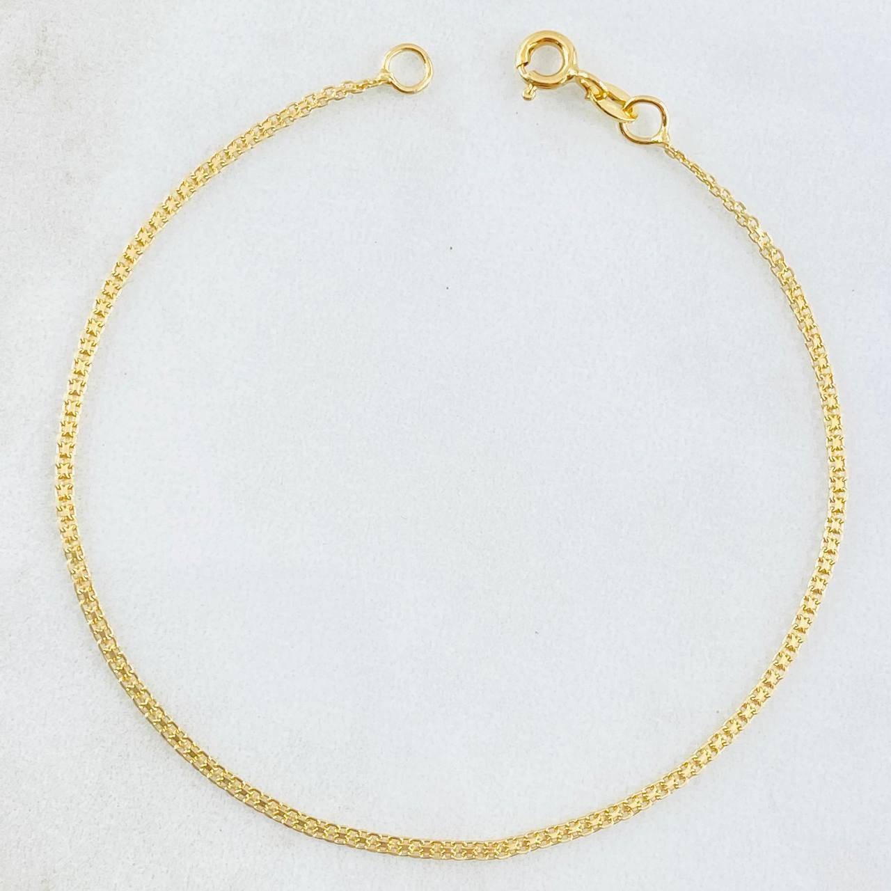 Pulso Chino 1.2gr / 7 1/2 in / 1.4mm Oro Amarillo +1 18K ©