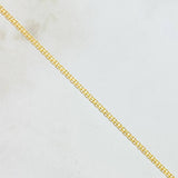 Bismark Bracelet 1.2gr / 7 1/2 in / 1.4mm Yellow Gold +1 18K ©